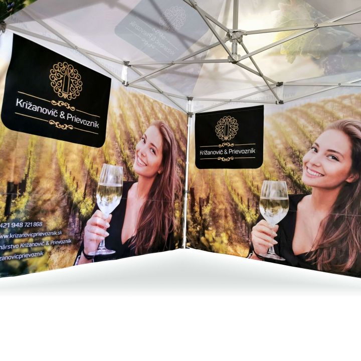 Neperšlampama vakarėlių palapinė lauko renginiams