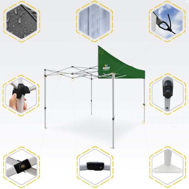 žirklinė vakarėlio palapinė